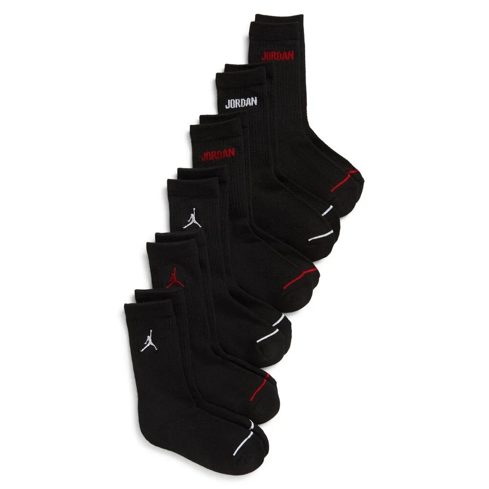 Jordan Legend Ankle Socks Toddler 4-5 Black Stretch Stretch 6-Pack FROG162